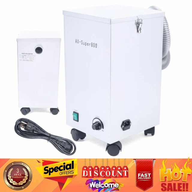 PORTABLE DENTAL LAB Dust Collector Extractor Vacuum Cleaner Dust