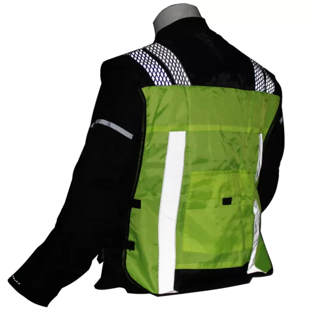 ARK Hi-Viz Reflective Tabard Jacket Motorcycle Bike Cycling Outdoor Working Vest 2