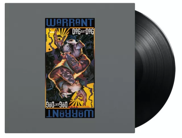 Warrant 'Dog Eat Dog' LP 180g Vinyle Noir - Nouveau et Scellé