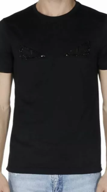 Fendi Mens Mens  Monster Eyes T Shirt. XL. $650
