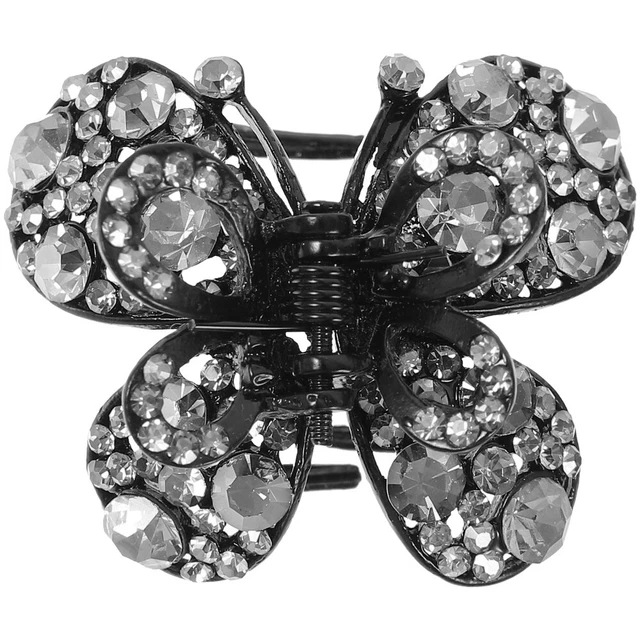 Hair Clip Butterfly Accessories Claw Rhinestone Clips Hairpin