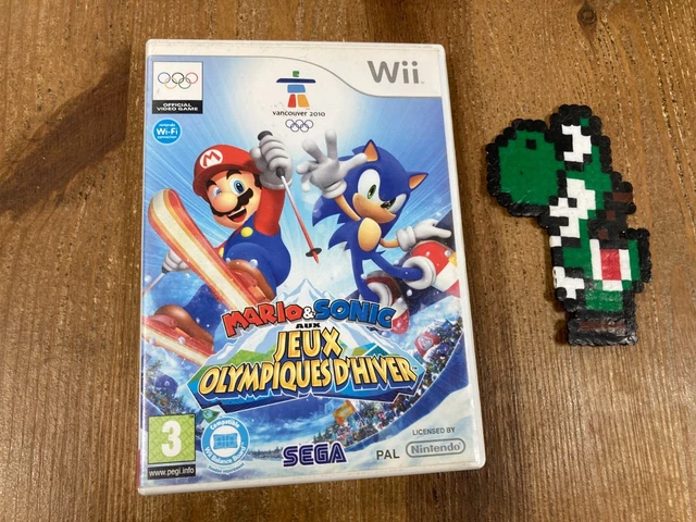 MARIO & SONIC aux jeux olympiques d'hiver - Jeux Wii - Avec Notice