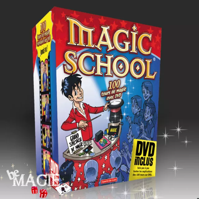 Coffret Magic School - 100 Tours de magie + DVD - OID