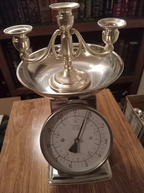 Vintage Mueck-Cary Sterling Silver Candelabra