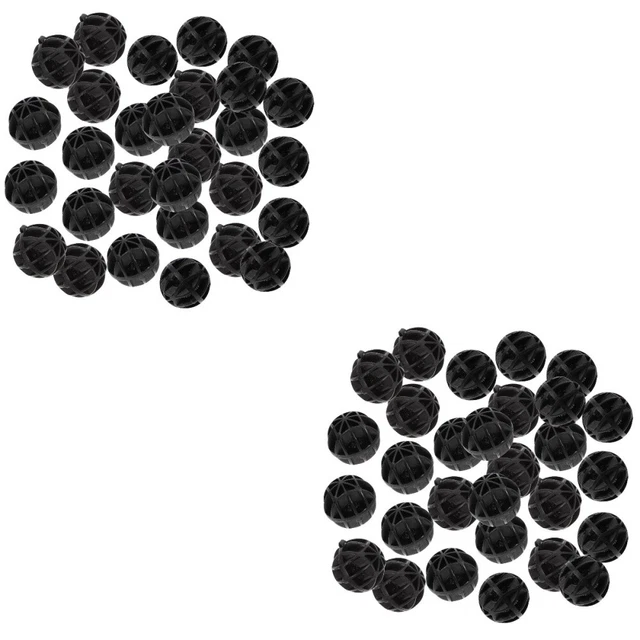 300 Pcs Bio Ball Fish Tank Filtration Material Ceramic Balls Porous