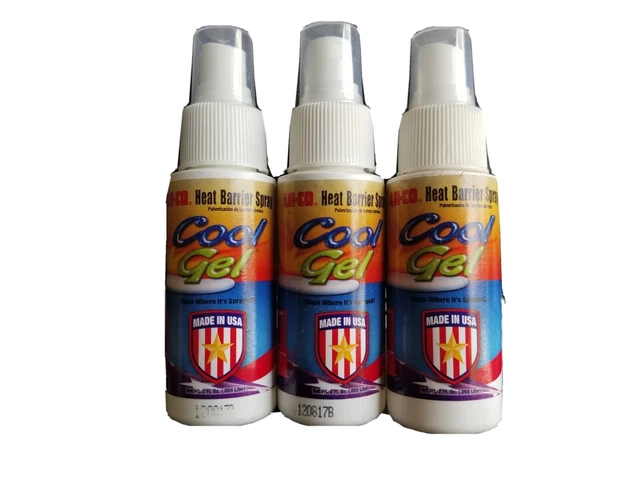 NEW! LA-CO Cool Gel Heat Barrier Spray 2 Fl Oz 115247 (Pack of 3)