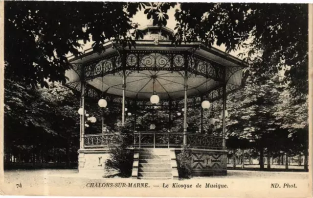 CPA CHALONS-sur-MARNE - Le Kiosque de Musique (245207)