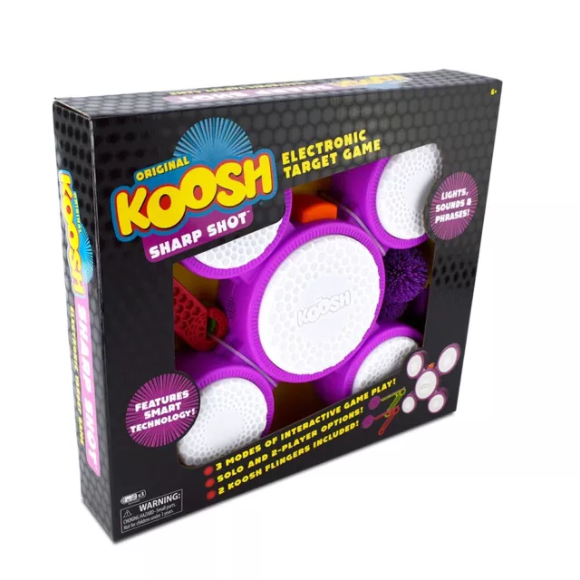 2021 NIB Sealed Hasbro KOOSH Sharp Shot Electronic Target Game by Play Monster