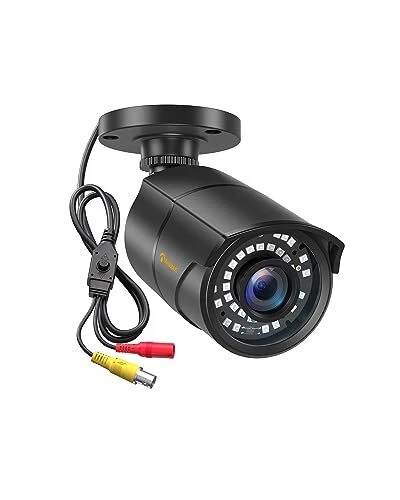 Anlapus 1080p Caméra de Surveillance Extérieure IP67 Vision Nocturne de 30 Mè...