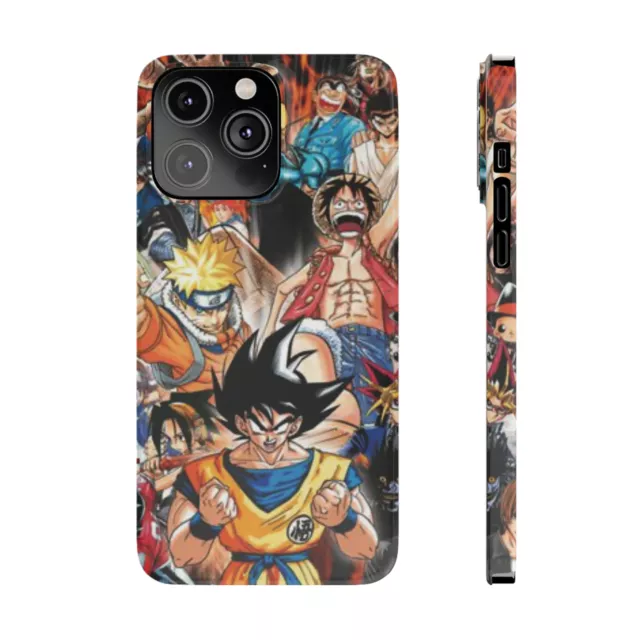 Anime Phone Case iPhone 15 14 13 12 11 Pro Max Mini Plus Gift for Kids Teens