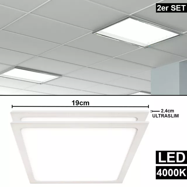 Vous souhaitez acheter Panneaux de plafond LED - 60 x 60 cm set de