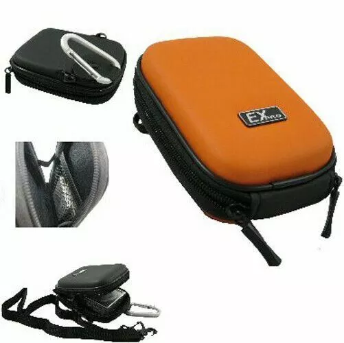 Ex-Pro® Orange Hard Clam Camera Case for Canon Ixus SD900 SD940 IS