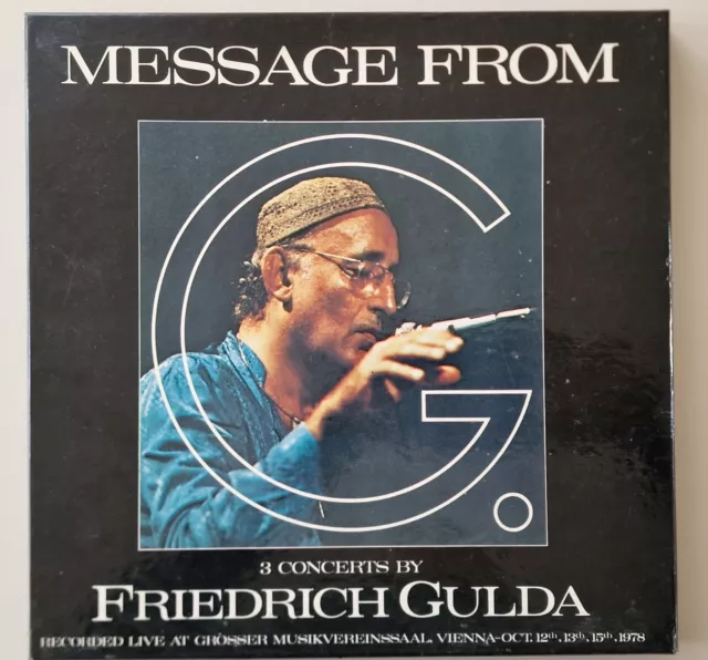 MESSAGE FROM G. - Box mit 6 Vinyl Langspielplatten (LPs) von Friedrich Gulda