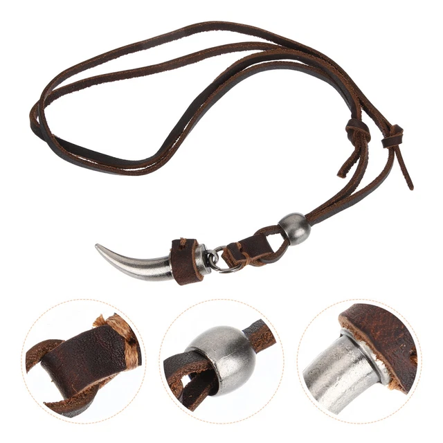 Collana Girocollo In Pelle PU Punk Con Ciondolo Cuore, Regolabile, Per Donne, Stile Gotico E Retrò
