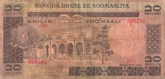 Somalia 20 Shillings 1980