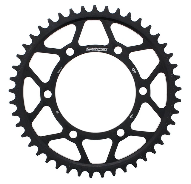 Supersprox Rear Steel Sprocket 45T Black RFE-479-45-BLK