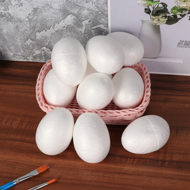 10 piezas de suministros de favor para fiesta de Pascua de huevos artesanales para niños pequeños