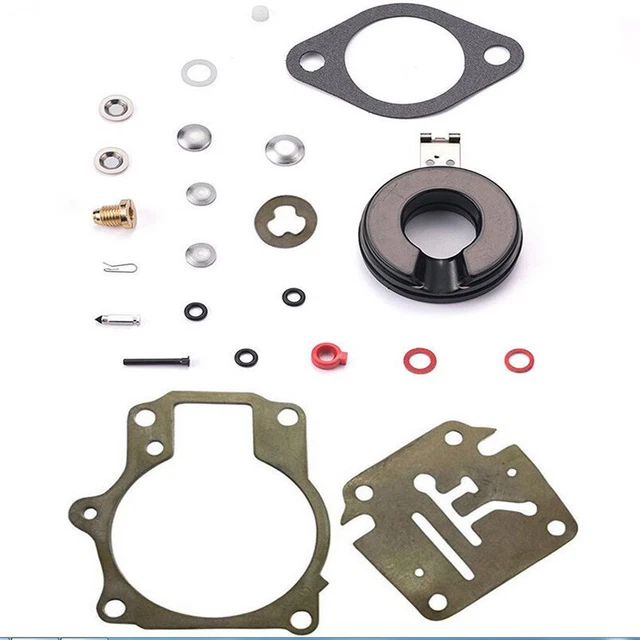 thumbnail image 2 of 2x Carburetor Rebuild Repair Kit For Johnson Evinrude Outboard – 35hp, 40hp, 45hp, 48hp, 50hp 2 of 5