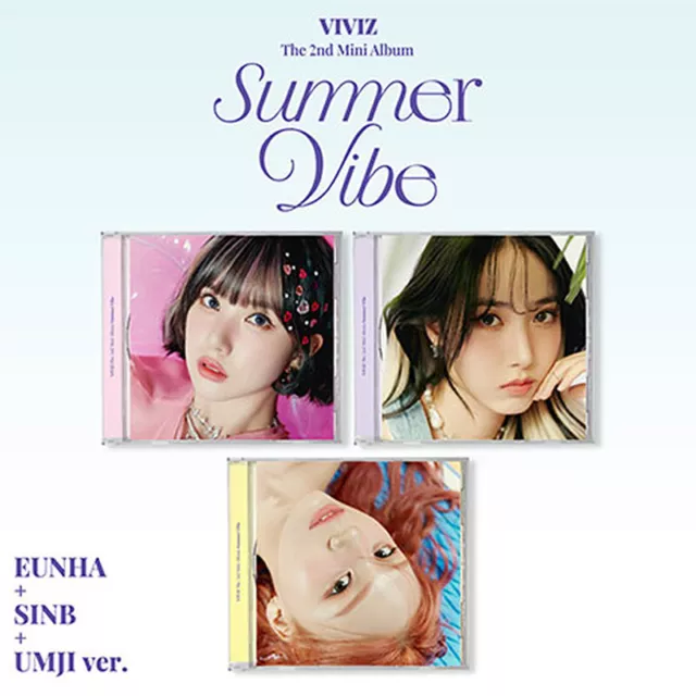 VIVIZ [SUMMER VIBE] 2nd Mini Album JEWEL Ver CD+POSTER+Photo Book+2 Card+Sticker