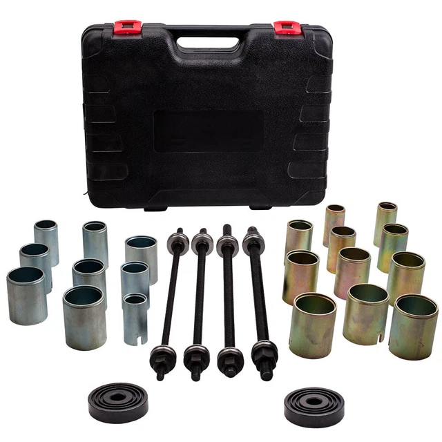 Set manicotti di trazione e pressione cuscinetti ruota boccole in gomma estrattore set strumenti demotage