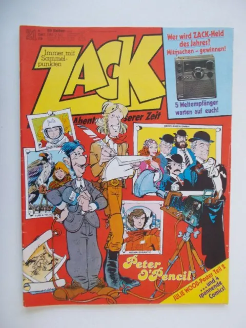 Zack Nr. 21 (1979) - Koralle Verlag - Zustand 1-2/2