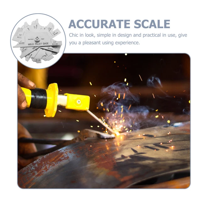 WELD GAUGE GAGE Biting Edge Welding Inspection Test Metric Convexity ...