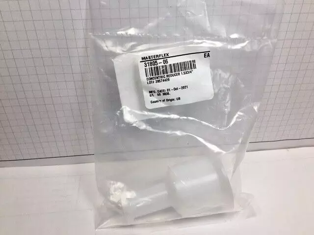 Masterflex 31805-06 Concentric Reducer 1.5 x 3/4", 1 1/2" x 3/4"