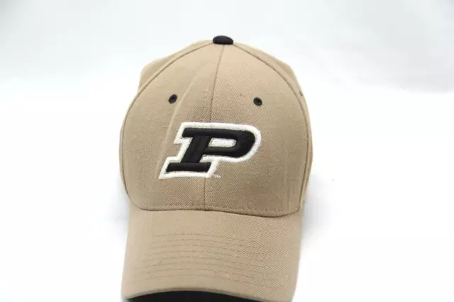 Purdue Boilermakers Baseball Hat Cap Fitted 7 1/4 Mens NCAA Zephyr Brown Wool 2