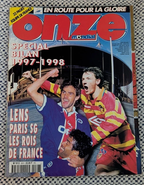 Magazine ONZE - Le Guide Complet De La Coupe Du Monde 98 - Occasion