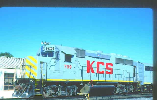 KCS 799 GP40-2, Shreveport, La, 10/89; Kodachrome Original