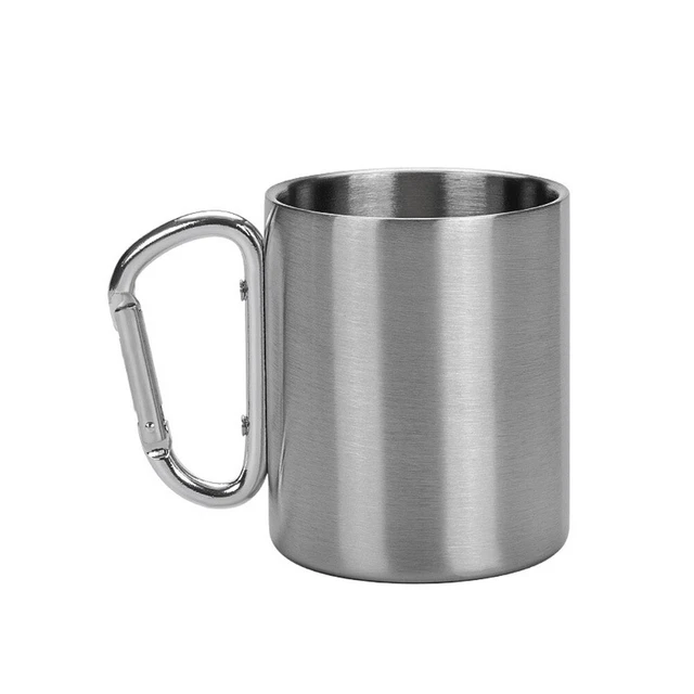 Tasse Mousqueton Fox Outdoor 220 Ml - Acier Inoxydable Pour Camping, Rando
