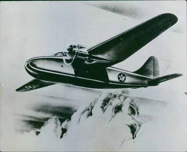 Illustrate picture of Aircraft. - Vintage Photograph 500524