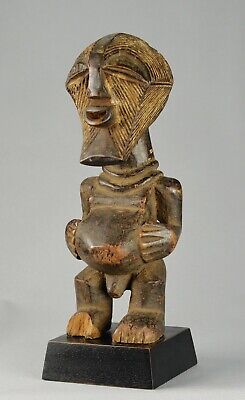 SONGYE Kifwebe power figure statue sculpture Congo African Tribal Art 1464