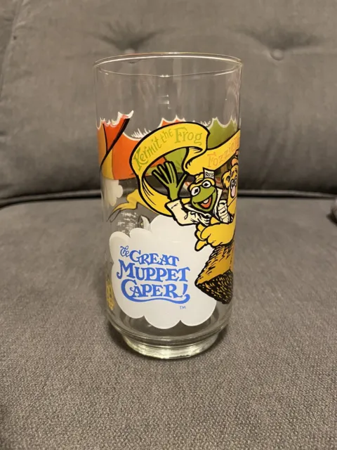 The Great Muppet Caper Movie The Great Gonzo McDonald's Happy Meal Vintage Glass