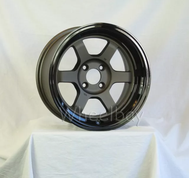 4 Pcs Rota Wheel Grid V 15X7 4X114.3 Offset: +20 & 0  Fgm/ Blk