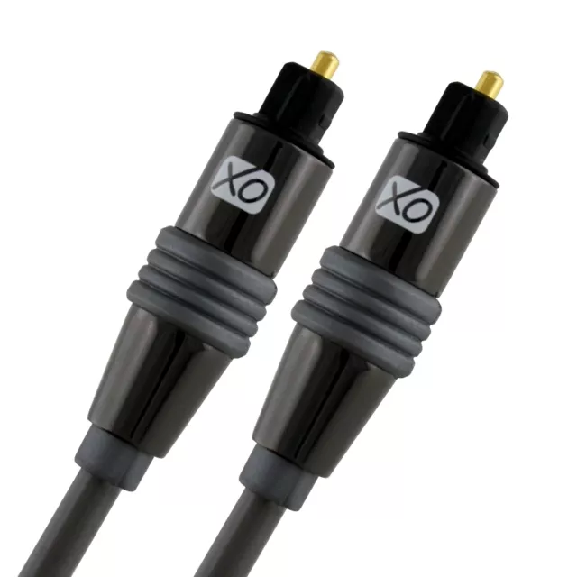 XO Digital Optical Audio Cable Install Series, TOSLINK SPDIF DTS Surround - 2m