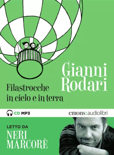 audiolibro audiobook cd MP3 FILASTROCCHE IN CIELO E IN TERRA - GIANNI RODARI 2