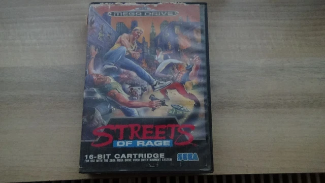 Jeu Streets Of Rage - Cartouche Mega Drive/Genesis, Reproduction, Comme Neuf, Version PAL