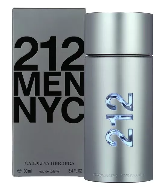212 Men nyc by Carolina Herrera 3.4 fl oz / 100 ml Eau De Toilette New & Sealed
