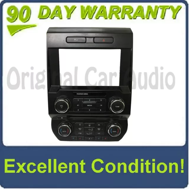 BLEMISHED 2015 - 2017 Ford F150 OEM 8" Touch Screen Radio Control Dual Climate