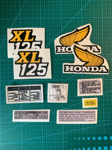 Kit stickers complet pour Honda XL 125