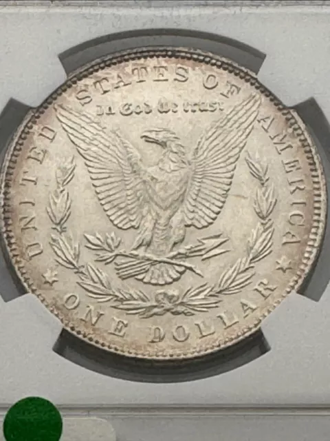 1889 Silver Morgan Dollar NGC MS65- Beautiful! 3