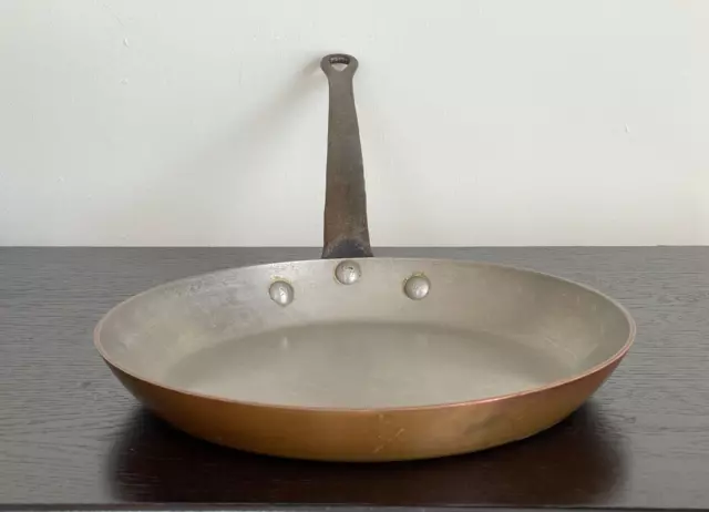Vintage French E. Dehillerin 10 1/4" Copper Sauté Cooking Fry Pan Skillet Vintage French E. Dehillerin 10 1/4" Copper Sauté Cooking Fry Pan Skillet