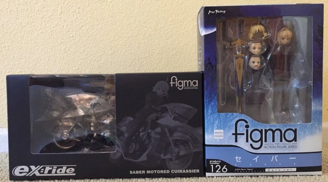 NEW FIGMA FATE/ZERO Saber Zero Figma 126 and Saber Motored Cuirassier ...