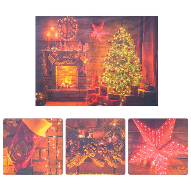 Wall Hangings Tapestries Christmas Background Cloth Wall Hanging Tapestry Props
