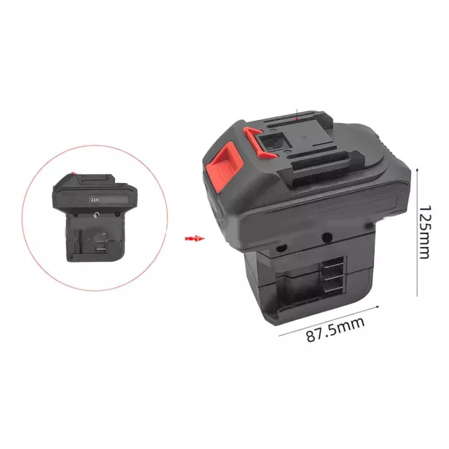 Convertisseur adaptateur batterie pour et pour Mta Power Tools couleur noir