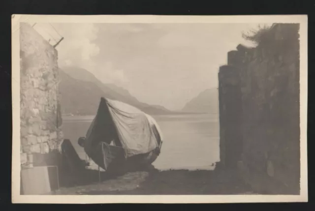 Fotografia Cartolina Lago Di Como Batell Lucia 1949