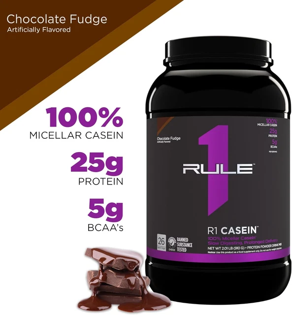 Rule1 R1 Protein Cookies & Crème – 2,27 Kg, 25g Protein Pro Portion, Mit BCAAs