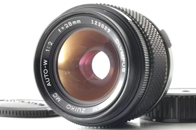 【Exc+5】 Olympus OM System Zuiko MC Auto W 28mm F2 MF Lens From JAPAN #2193