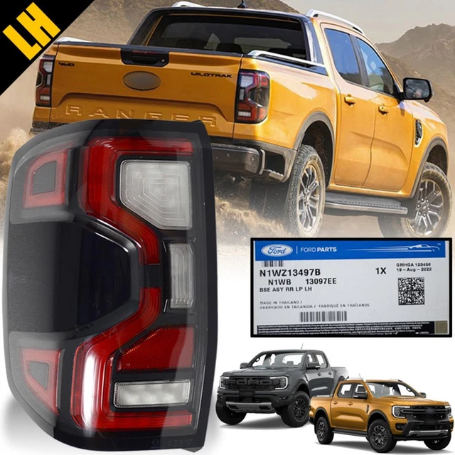 LEFT LH TAIL Lamp Rear Light GENUINE Fits Ford Ranger Wildtrak 4x4 P703 ...